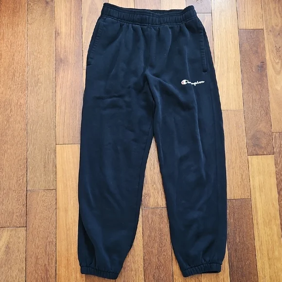 Champion Black Joggers Size Small - Picture 1 of 5